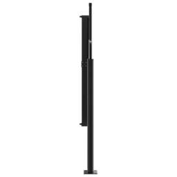 Berkfield Home Retractable Side Awning White 100x500 cm - thumbnail 4