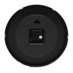 HOMETIME Wall Clock Chrome With Domed Glass in Silver - Size: 28 cm - thumbnail 4