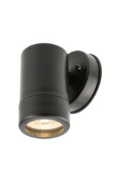 CGC Lighting 'Valentine' Black Outdoor Single Spot GU10 Outdoor Wall Light - thumbnail 2
