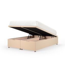 Bedmaster Plush Velvet Ottoman Divan Base in Natural - Size: King - thumbnail 2