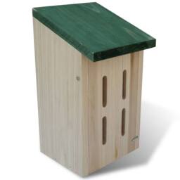Berkfield Home Butterfly Houses 8 pcs Wood 14x15x22 cm in Brown - Size: 14 x 15 x 22 cm - thumbnail 2