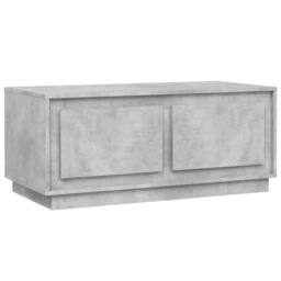 Berkfield Home Coffee Table Concrete Grey 102x50x44 cm Engineered Wood - Size: 102 x 50 x 44 cm - thumbnail 1
