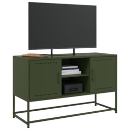 Berkfield Home Highboard White 36x39x107 cm Steel - Size: 36 x 39 x 107 cm - thumbnail 4