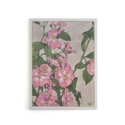 "Artery8 Prairie Rose Flowers Canvas Wall Art Print Hannah Borger Overbeck in Pink - Size: W18"" x H24""" - thumbnail 1