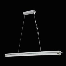 Netlighting Tube Pendant 36W LED 4000K Chrome Mirror Sand Diamond 2800lm in Grey - thumbnail 2