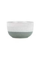 KDMD Hortus Green & White Bordeaux Stoneware Pot 14.5cm H x 25cm Dia - thumbnail 1