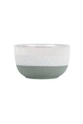 KDMD Hortus Green & White Bordeaux Stoneware Pot 14.5cm H x 25cm Dia - thumbnail 2