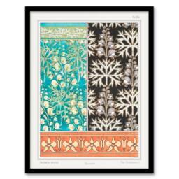 Artery8 Maurice Pillard Verneuil Framed Wall Art Aconite Monkshood Floral Patterns - Size: A4 - thumbnail 1