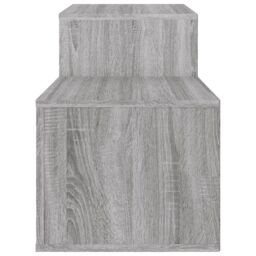 Berkfield Home Shoe Cabinet Grey Sonoma 150x35x45 cm Engineered Wood - Size: 150 x 35 x 45 cm - thumbnail 6
