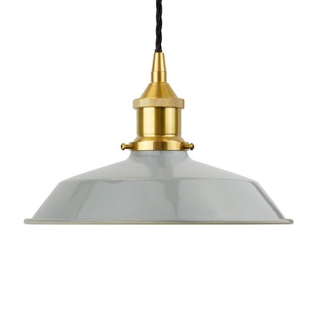 SE Home French Grey Small Trinity Metal Pendant Light - Polished Brass - image 1