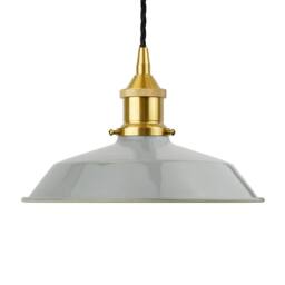 SE Home French Grey Small Trinity Metal Pendant Light - Polished Brass