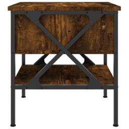 Berkfield Home Bedside Tables 2 pcs Smoked Oak 40x42x45 cm Engineered Wood in Brown - Size: 40 x 42 x 45 cm - thumbnail 8
