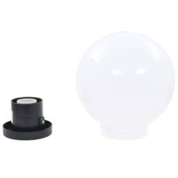 Berkfield Home LED Bowl Lamps 2 pcs Spherical 20 cm PMMA in White - thumbnail 5