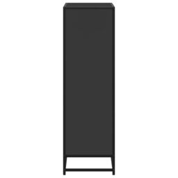 Berkfield Home Book Cabinet Black 65.5x33x107.5 cm Engineered Wood - thumbnail 5