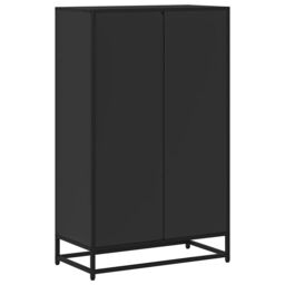 Berkfield Home Book Cabinet Black 65.5x33x107.5 cm Engineered Wood - thumbnail 6