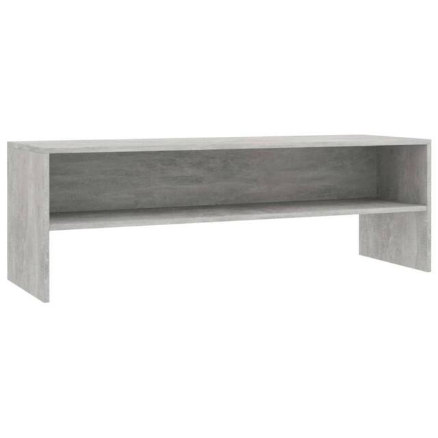 Berkfield Home TV Cabinet Concrete Grey 120x40x40 cm Engineered Wood - Size: 120 x 40 x 40 cm - image 1