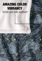 JQ Licensing Jl-Jp Fish Array Fishing Pattern Silky Touch Super Soft Throw Blanket 152 X 127 cm in White - thumbnail 4