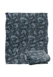 JQ Licensing Jl-Jp Fish Array Fishing Pattern Silky Touch Super Soft Throw Blanket 152 X 127 cm in White - thumbnail 2