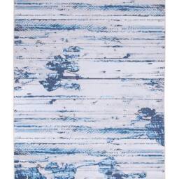 Wyld and Coco Beige and Blue Abstract Distressed Area Rug 160 x 230 cm - Size: 160 cm x 230 cm - thumbnail 2