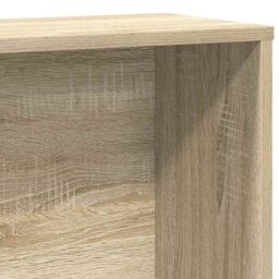 Berkfield Home Bookcase Sonoma Oak 60x24x120 cm Engineered Wood in Brown - Size: 60 x 24 x 120 cm - thumbnail 8