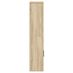 Berkfield Home Bookcase Sonoma Oak 60x24x120 cm Engineered Wood in Brown - Size: 60 x 24 x 120 cm - thumbnail 5
