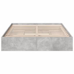 Berkfield Home Bed Frame w/Drawers Frame Concrete Grey 150x200 cm King Size - thumbnail 4