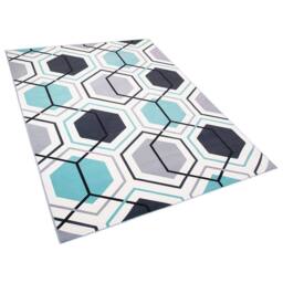 Wyld and Coco Multicolour Geometric Rug 160 x 230 cm Polyester - Size: 160 cm x 230 cm - thumbnail 3