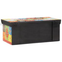 Berkfield Home Wall-mounted TV Cabinet 60x30x24 cm Solid Wood Rough Mango - Size: 60 x 30 x 24 cm - thumbnail 4