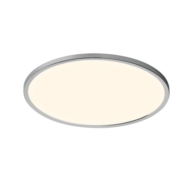 Nordlux Modern Indoor Ceiling Light Silver Plastic Intergrated LED 3-Level Dimming - Mains Powered, IP54 - image 1