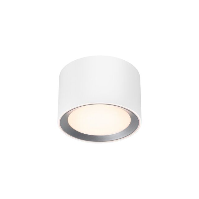 Nordlux Modern Indoor Surface Downlight White Metal Intergrated LED 3-Level Dimming - Mains Powered, IP44 - image 1