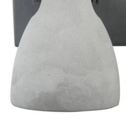 Wyld and Coco Three Light Wall Lamp Grey Concrete Industrial Sconce Adjustable - thumbnail 9