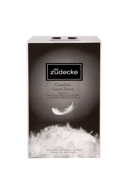 die zudecke 100% Canadian Goose Down 3tog Duvet in White - Size: King - image 1