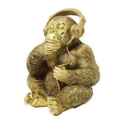 Gifts Direct 2 U Gold Monkey with Headphones - thumbnail 4