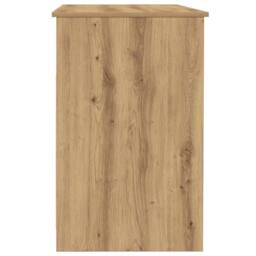Berkfield Home Desk Artisan Oak 102x76x50 cm Engineered Wood in Brown - Size: 102 x 76 x 50 cm - thumbnail 5