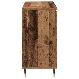 Berkfield Home Sideboard with Doors & Drawers Old Wood 101, 5x35x70 cm in Brown - Size: 5 x 35 x 70 cm - thumbnail 7