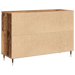 Berkfield Home Sideboard with Doors & Drawers Old Wood 101, 5x35x70 cm in Brown - Size: 5 x 35 x 70 cm - thumbnail 8