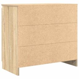 Berkfield Home Sideboard with Drawer Sonoma Oak 71x35x65 cm Engineered Wood in Brown - Size: 71 x 35 x 65 cm - thumbnail 8
