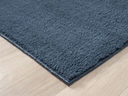 Desire Rugs Comfy Washable Low Pile Living Room Area Rug - Anti-Slip Felt Backing in Navy - Size: 100 cm diameter - thumbnail 6