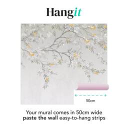 Superfresco Easy Blossom Trail Yellow Print To Order 3m x 2.8m Mural - thumbnail 4