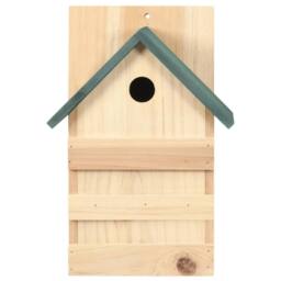 Berkfield Home Green Bird Houses 4 pcs 23x19x33 cm Firwood in Beige - Size: 23 x 19 x 33 cm - thumbnail 4