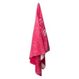 Aquawave Rannas Leaf Print Cotton Beach Towel in Pink - thumbnail 2