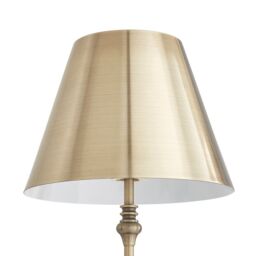 Pagazzi Lustre Antique Brass Rechargeable Led Table Lamp in Gold - thumbnail 7