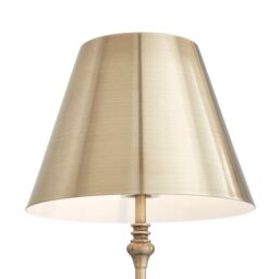 Pagazzi Lustre Antique Brass Rechargeable Led Table Lamp in Gold - thumbnail 6