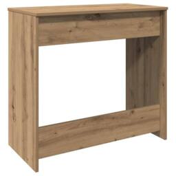 Berkfield Home Elegant Desk Artisian Oak 80x40x75 cm Engineered Wood in Brown - Size: 80 x 40 x 75 cm - thumbnail 8