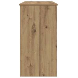 Berkfield Home Elegant Desk Artisian Oak 80x40x75 cm Engineered Wood in Brown - Size: 80 x 40 x 75 cm - thumbnail 7