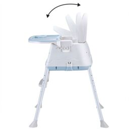 VOGREX Adjustable 4-In-1 Baby Highchair Infant High Feeding Seat in Blue - thumbnail 6