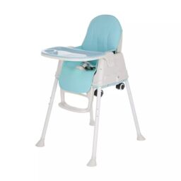 VOGREX Adjustable 4-In-1 Baby Highchair Infant High Feeding Seat in Blue - thumbnail 1