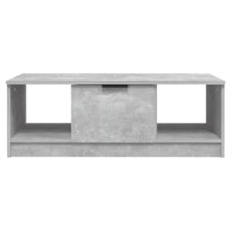Berkfield Home Decorative Coffee Table Concrete Grey 102x50x36 cm Engineered Wood - Size: 102 x 50 x 36 cm - thumbnail 1