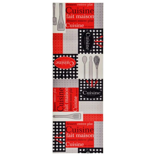 Berkfield Home Kitchen Floor Mat Washable Cuisine 60x180 cm - image 1