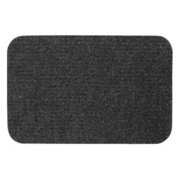 JVL Delta Scraper Door Mat, 40x60cm, Charcoal - Size: 40 cm x 60 cm - thumbnail 2